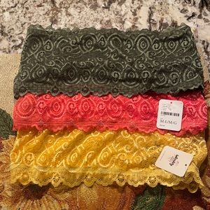 Brand new 3 piece free people bras